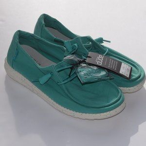 HEY DUDES Canvas Slip On Shoes Women's 8